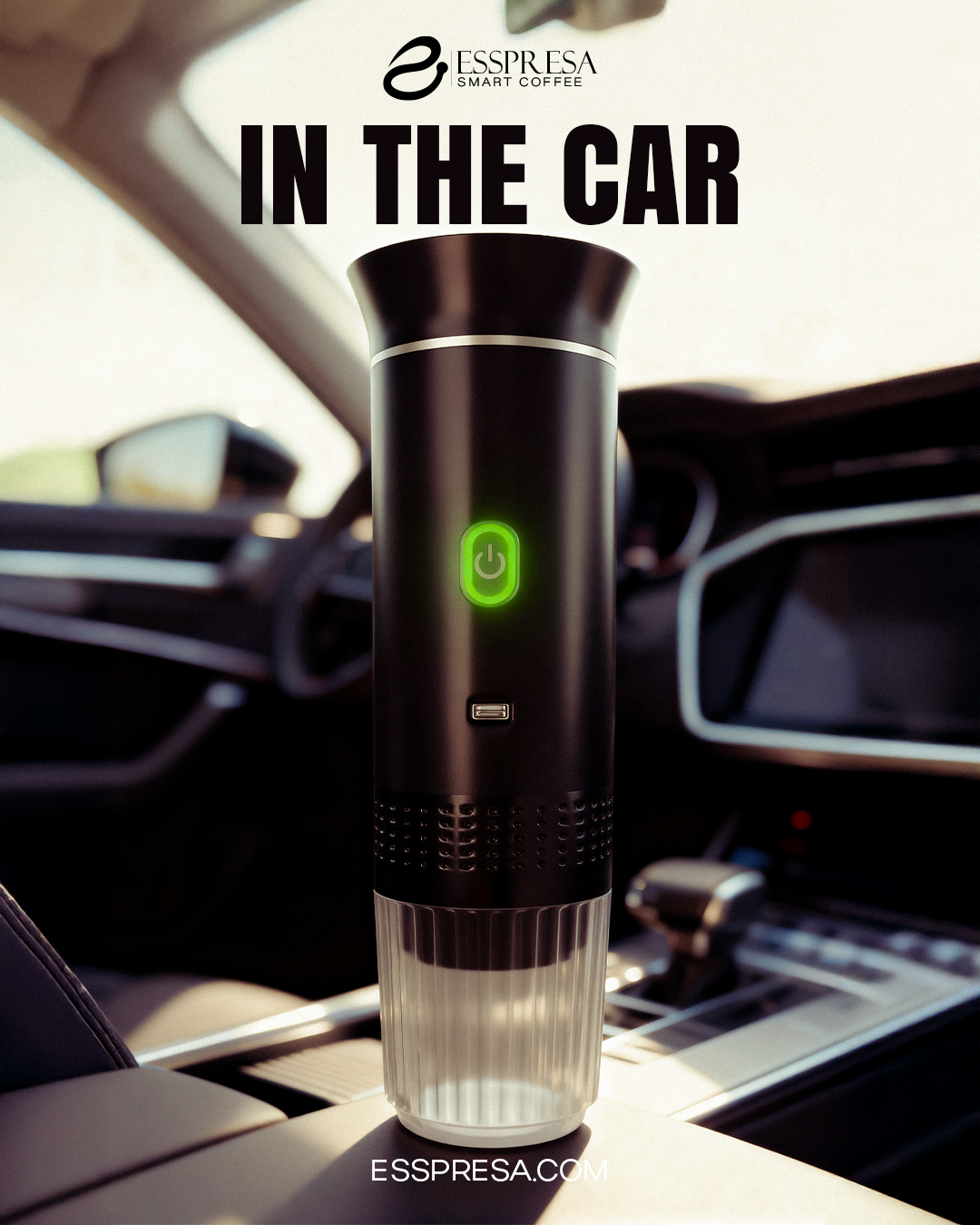 Esspresa™ – Self-Heating Portable Espresso Maker