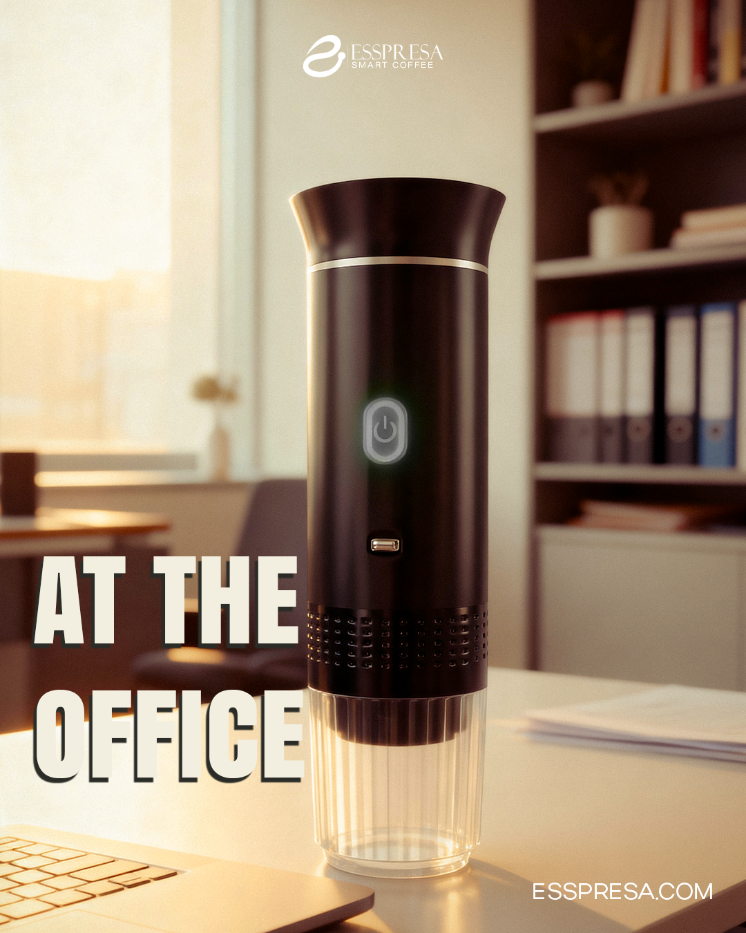 Esspresa™ – Self-Heating Portable Espresso Maker