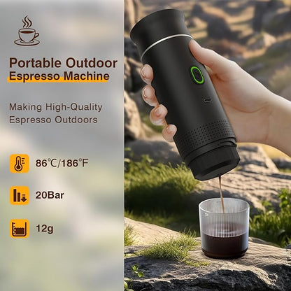 Esspresa™ – Self-Heating Portable Espresso Maker