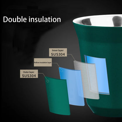 Double Wall Insulated Stainless Steel Espresso Cup