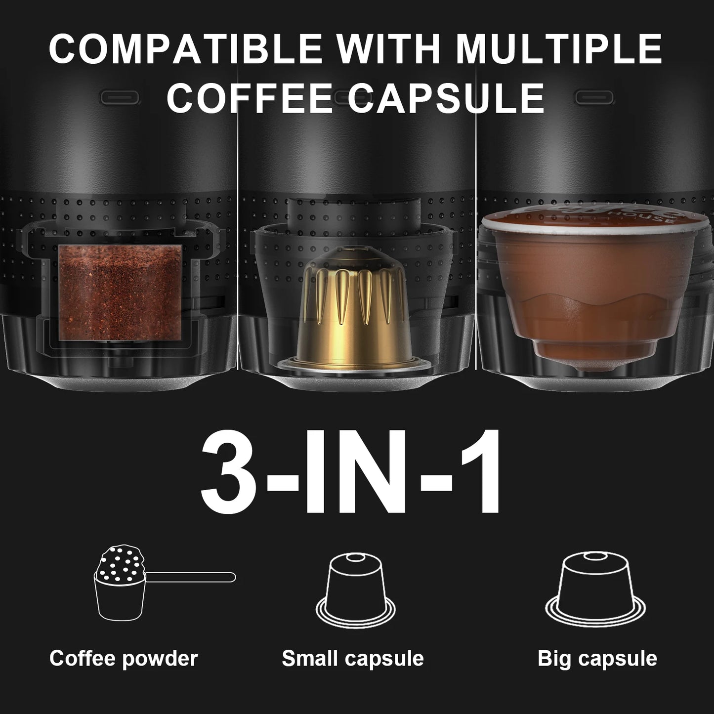 Esspresa™ – Self-Heating Portable Espresso Maker