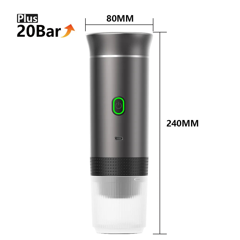 Esspresa™ – Self-Heating Portable Espresso Maker