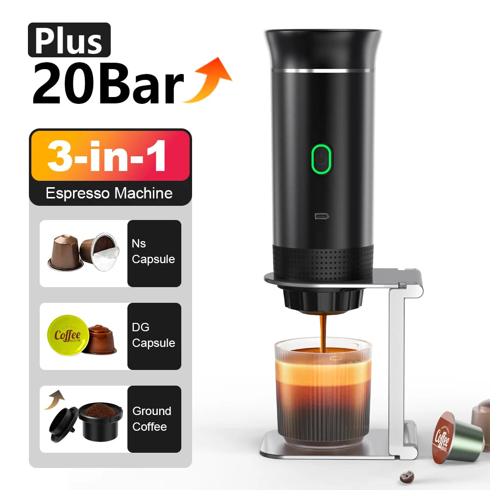 Esspresa™ – Self-Heating Portable Espresso Maker