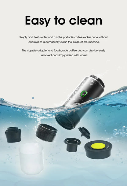 Esspresa™ – Self-Heating Portable Espresso Maker