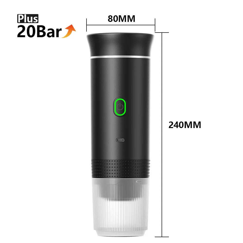Esspresa™ – Self-Heating Portable Espresso Maker